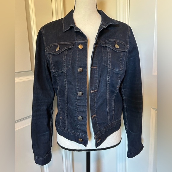 COPY - Dark wash Calvin Klein denim jean jacket - Picture 1 of 4